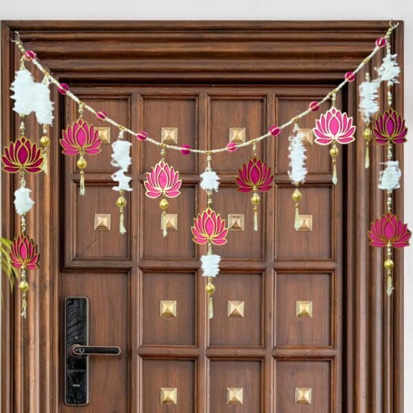 Lotus Motif Door Toran