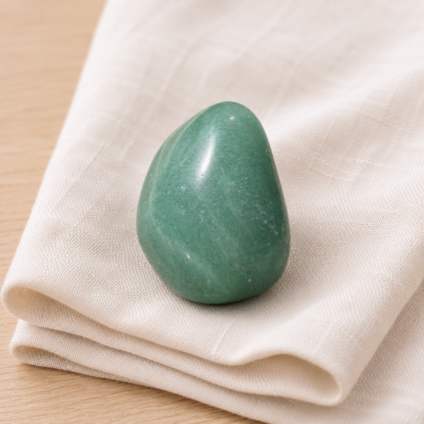 Green Aventurine Tumbled Stones - Set of 3